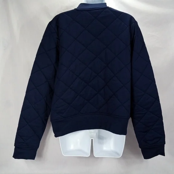 Ralph Lauren Navy Quilted Bomber Jacket - Picture 8 of 16